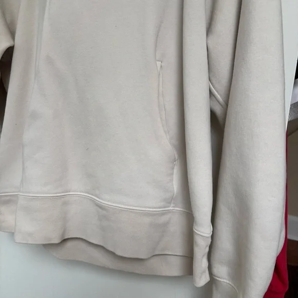 Women's lulu Scuba hoodie in Bone - Picture 3 of 7